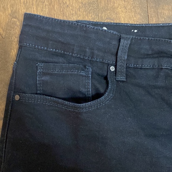 Santana Black Classic Straight Leg Jeans - Picture 3 of 6